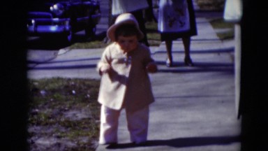 1949: toddlers is seen crawling MIDDLETOWN