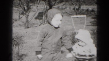 1949: siblings are seen playing outdoor and posing MIDDLETOWN