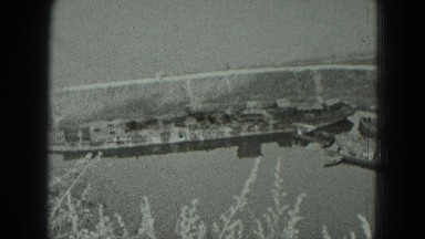 1951: Docks Boats Harbor Cave Factory Tunnels of the Area Germany
