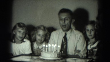 1951: birthday cake is seen GERMANY