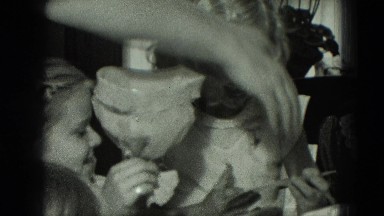 1951: Little Girl Playing with Friends in Germany