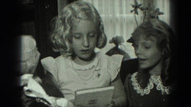 1951: children are seen having fun in garden area GERMANY