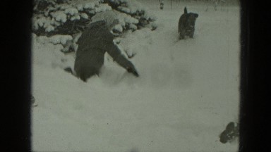 1951: snow playing is seen GERMANY