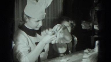 1951: An Indoor Family Party in Austria