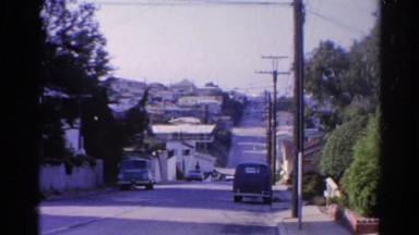 1966: hilly residential city streets CALIFORNIA