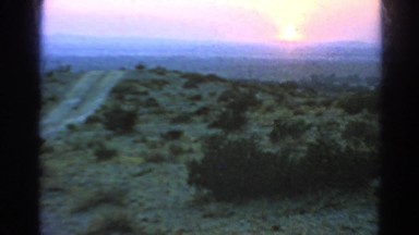 1966: sunset in the desert
