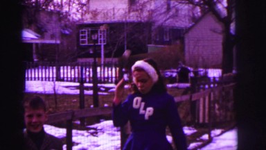 1974: child demonstrates her baton skills LYNBROOK, NEW YORK