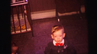 1974: an indoor family party is seen LYNBROOK, NEW YORK