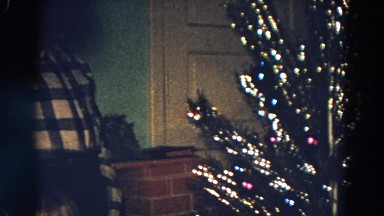 1968: gathering around to watch the lighting of the christmas tree DILLER