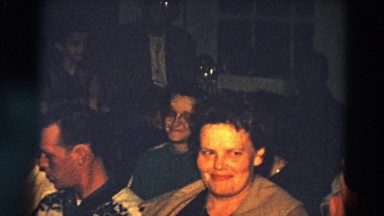 1968: various people seated together facing in the same direction DILLER