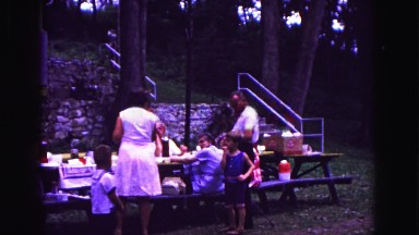 1971: Family Picnic in Forest Area Near Omaha, Nebraska