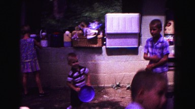 1971: children are seen having fun in garden area OMAHA, NEBRASKA