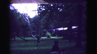 1971: people gathered outdoor in park playing frisbee OMAHA, NEBRASKA