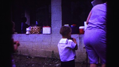 1971: mother with small child is seen OMAHA, NEBRASKA