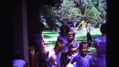 1971: children are seen having fun in garden area OMAHA, NEBRASKA