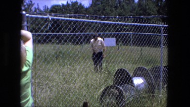 1976: grassland having car tracks is seen FORT WAYNE, INDIANA