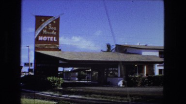 1976: motel somewhere nice with palm trees FORT WAYNE, INDIANA