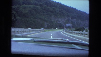 1976: mountain area is seen traveling by road FORT WAYNE, INDIANA