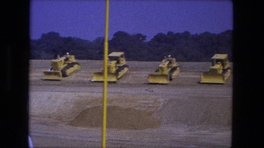 1976: construction area beside mud FORT WAYNE, INDIANA