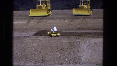 1976: construction area beside mud FORT WAYNE, INDIANA
