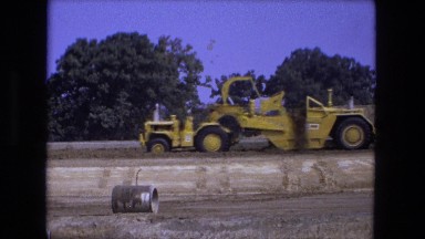 1976: construction area beside mud FORT WAYNE, INDIANA