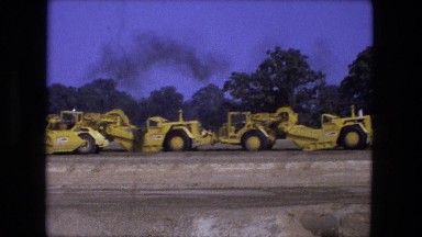 1976: construction area beside mud FORT WAYNE, INDIANA