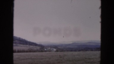 1957: panorama landscape with mountains against the horizon HICKSVILLE, NEW YORK