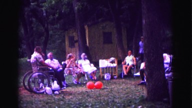 1971: family gathered in park for picnic OMAHA, NEBRASKA