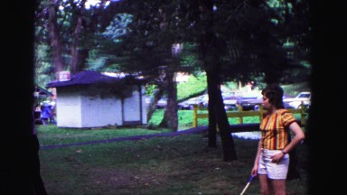 1971: family reunion outdoors OMAHA, NEBRASKA