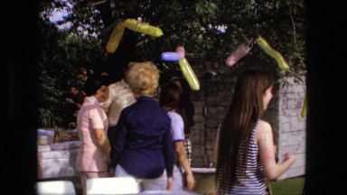 1974: birthday party for julie whole family is there to celebrate FORT WAYNE