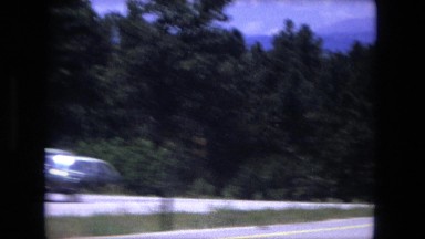1974: driving fast and wildly down the highway enjoying the mountains