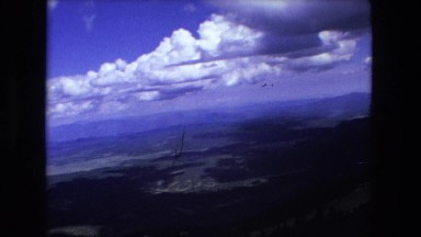 1974: vast mountain area is seen FORT WAYNE, INDIANA