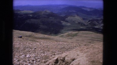 1974: panoramic and beautiful view of the mountains and forest FORT WAYNE