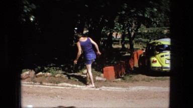 1974: woman is seen posing FORT WAYNE, INDIANA