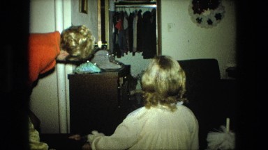 1974: an indoor family party is seen FORT WAYNE, INDIANA