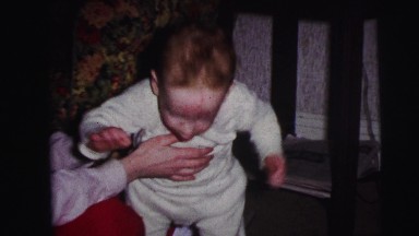 1973: baby boy birthday pary cake getting everywhere messy times LYNBROOK