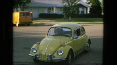 1974: Car Driving Away in Fort Wayne, Indiana