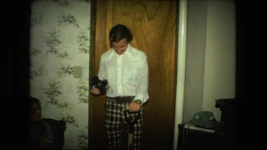 1974: father is seen playing with children FORT WAYNE, INDIANA
