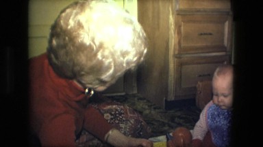 1974: mother with small child is seen FORT WAYNE, INDIANA