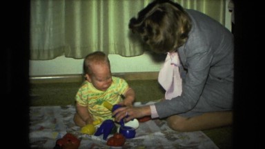 1974: mother with small child is seen FORT WAYNE, INDIANA