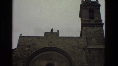 1978: cathedral church city square classic architectural style stone marble face