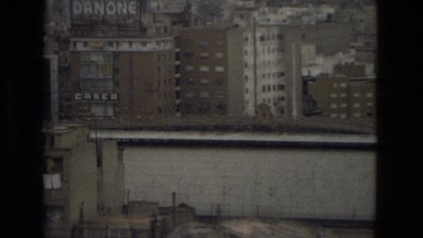 1978: city is seen with tall buildings along coastal area FRANCE