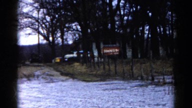 1960: snow playing is seen WAUCONDA, ILLINOIS