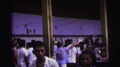 1967: market area beside road area is seen BRAZIL