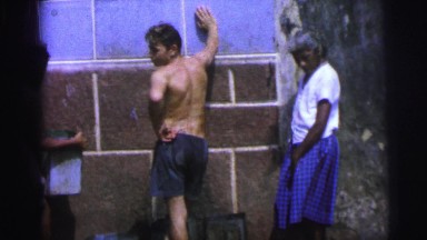1967: construction area beside mud BRAZIL
