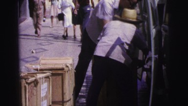 1967: market area beside road area is seen BRAZIL