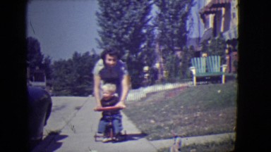 1946: residential area is seen DETROIT, MICHIGAN