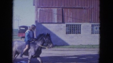 1965: horse is seen with rider WAUPACA, WISCONSIN