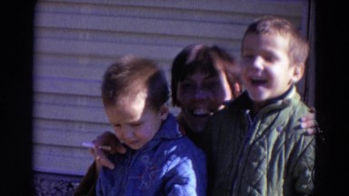 1967: mom and sons are saying hi LINCOLN, NEBRASKA