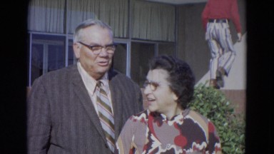 1967: couple is seen walking happily LINCOLN, NEBRASKA